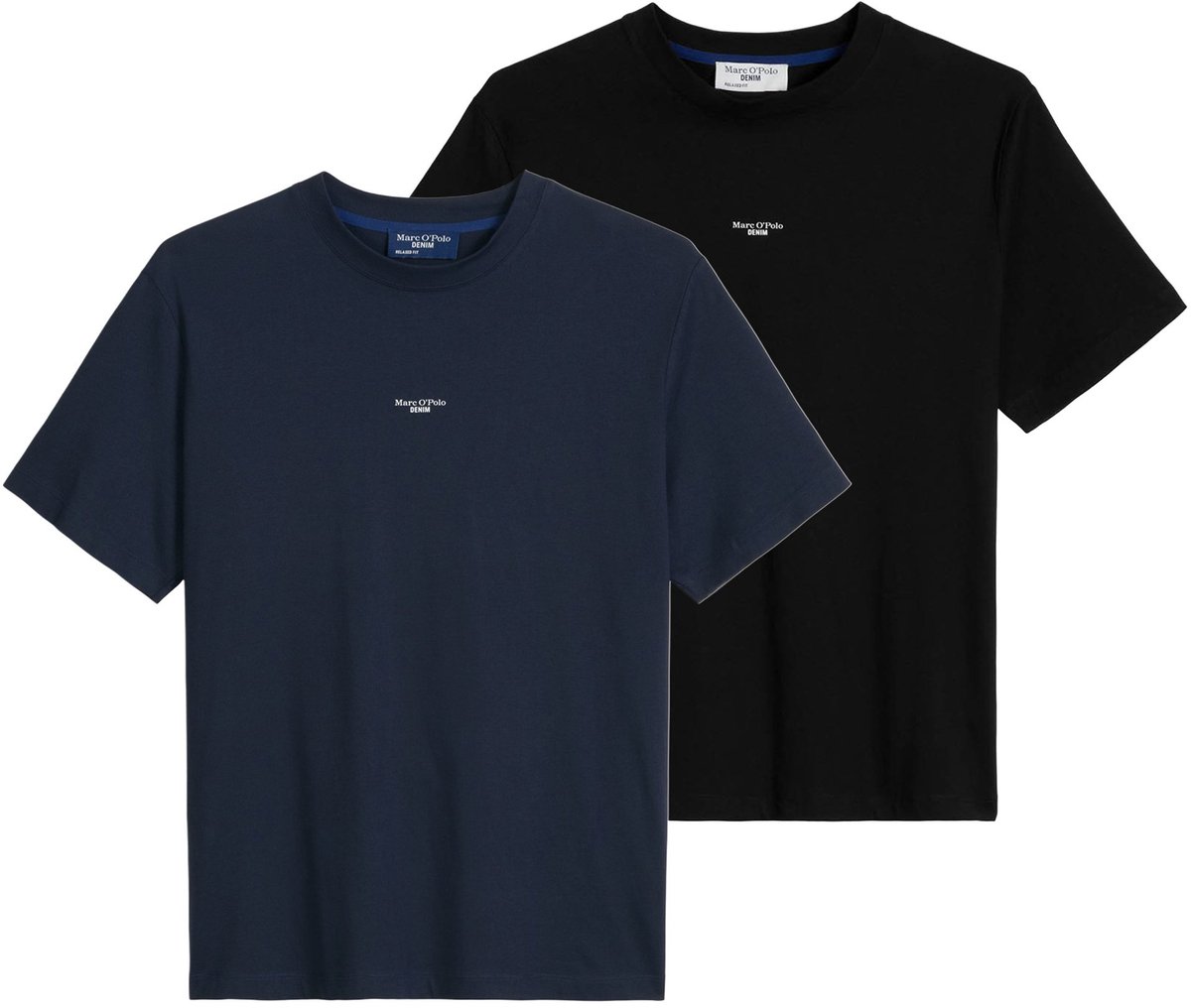 Marc O Polo DENIM T-shirt T-Shirt, SSL, Logo Print, Relax Set van 2