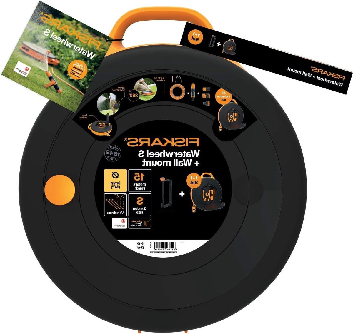 Slanghaspel Set - Slanghouder Wand - Tuinslang Opbergen - Wandmontage Inclusief - 10 mm - Standaard