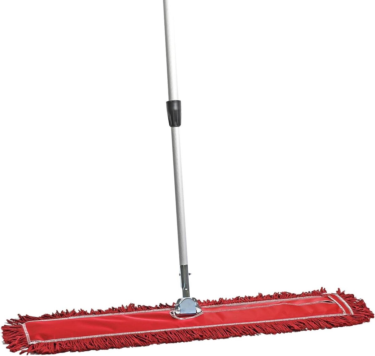 Stofwisser Vloer - Dweil Veeg - Vloeren Reinigen - Herbruikbare Kop - 914 cm - Rood