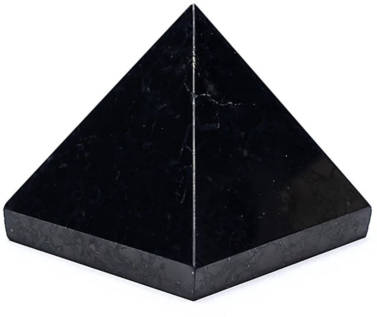 Shungiet piramide - 6x6 - Mineraal - M