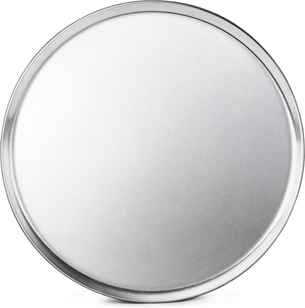 Pizza Tray - Pizzabodem Bakplaat - Pizza Bakken - Zonder Rand - 40 cm - Zilver