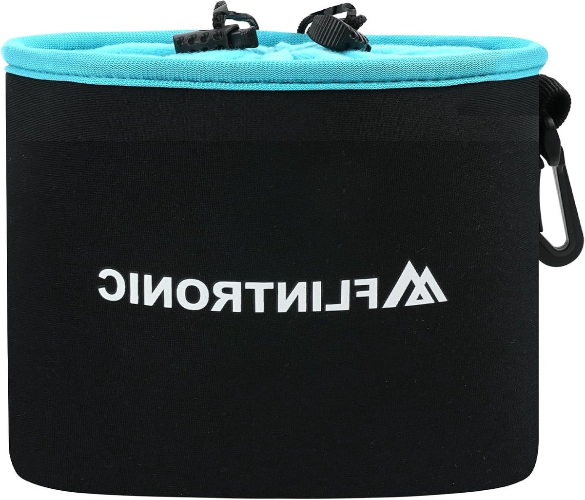 Camera Lens Pouch, Zachte Neopreen Lensbescherming, Geschikt voor Canon, Nikon, Sony en Pentax, Ideaal voor Flitsers en Lenses, Zwart (14*11*8cm)