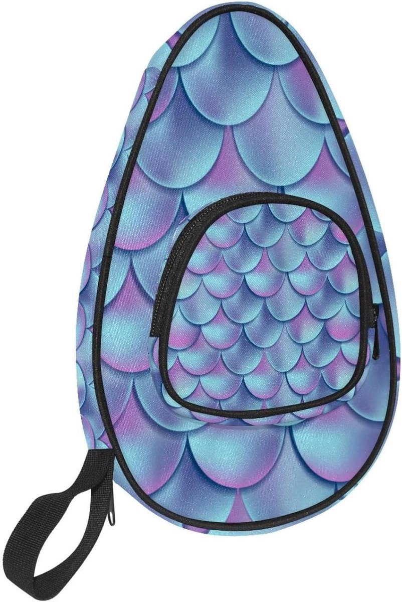 Tafeltennis Racket Tas - Ping Pong Hoes - Rackets Beschermen - Ruim Ontwerp - 31x19x3 cm - Multi kleuren