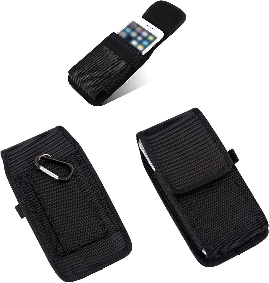 Universele Telefoonhouder met Clip, Mobiele Telefoon Tas voor 5.7 tot 6.3 Inch, Beschermende Belt Bag, Ideaal voor Actieve Gebruik en Reizen