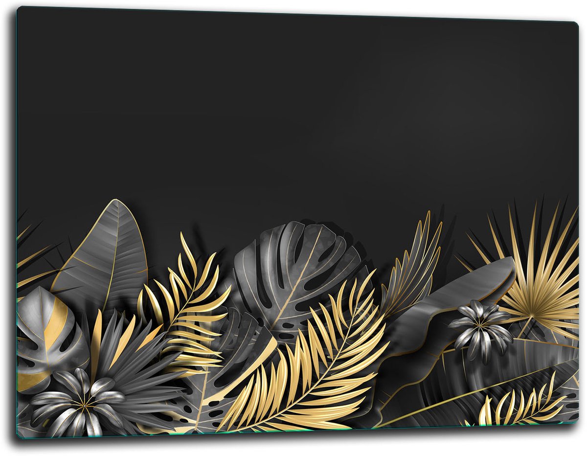 TMK ArtDeko - Snijplank - 52x40 cm - Bloemen - Veiligheid Hoeken