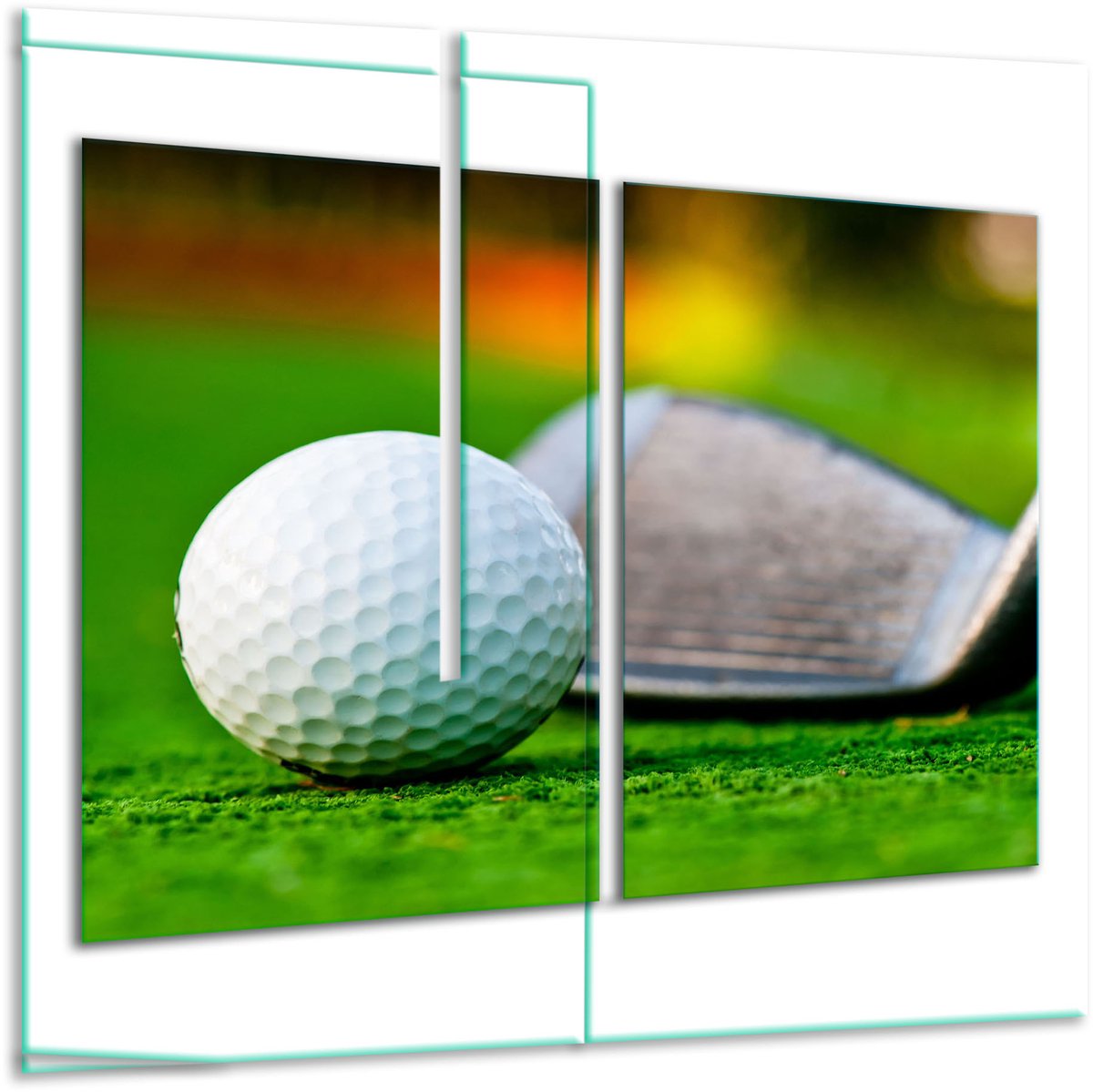 TMK ArtDeko - Snijplank - Glas - 2x 30cm x 52cm - Golf