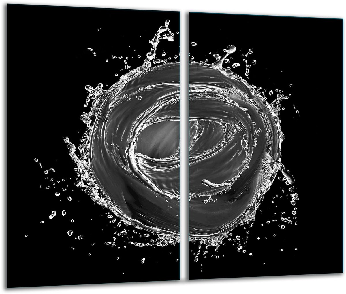 TMK ArtDeko - Snijplank Glas - Inductiekookplaten - 30x52 cm - Veilig