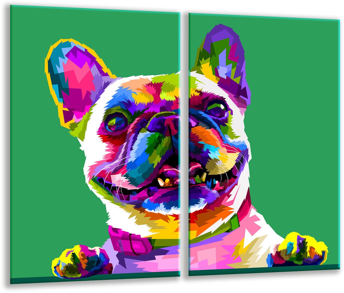 TMK ArtDeko - Snijplank - Glas - Inductie Veilig - 2x 30x52 cm