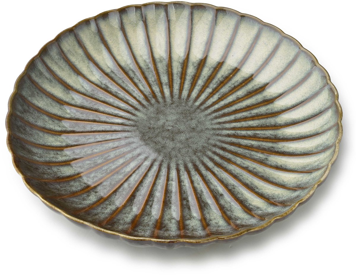 Evie Green Porseleinen Dinerbord Groen 27cm - Stijlvol & Duurzaam