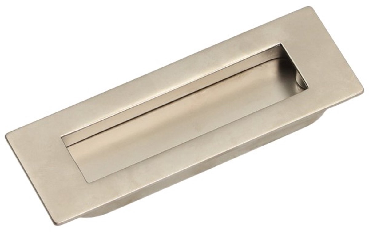 Gamet MD13 Serie - Satijn Nikkel Inbouwgreep - 76mm - Zink-Aluminium