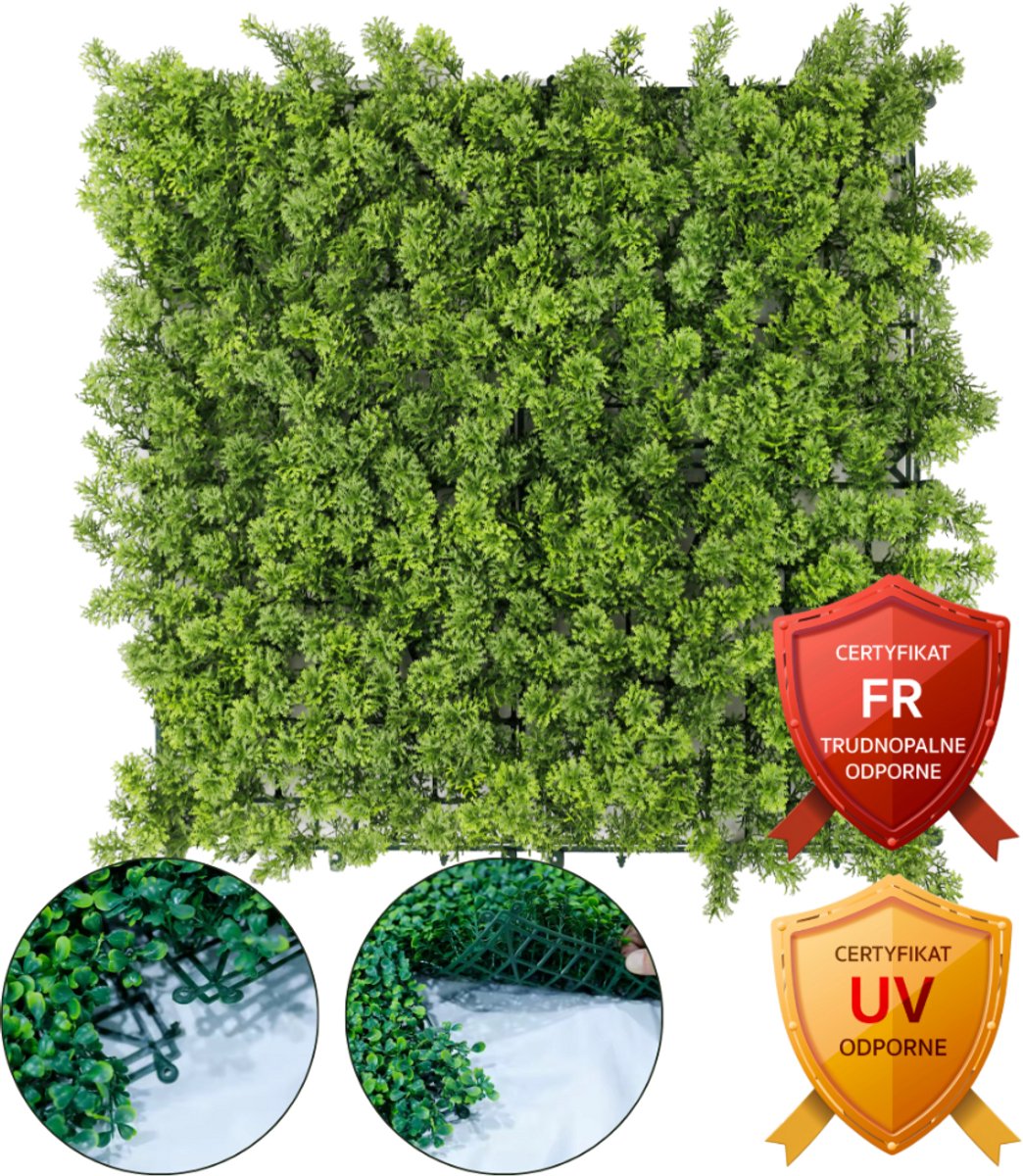 Inspiruj Serie - Kunstmatige Groene Muur - Trudnopalny - UV-Resistent - Mech
