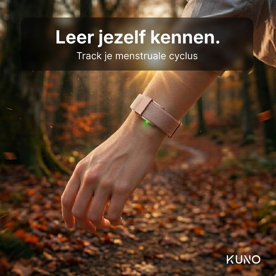 Kuno Band - Smartband - Smart Wearable - Health Tracker - Slaap Tracker - Hartslagmeter - SpO2 - Bloeddruk - Stressmeter - Stappenteller - Fitness Tracker - 50+ Sportmodi - Geen Abonnement - IP68 Waterdicht - Mannen en Vrouwen - Zilver
