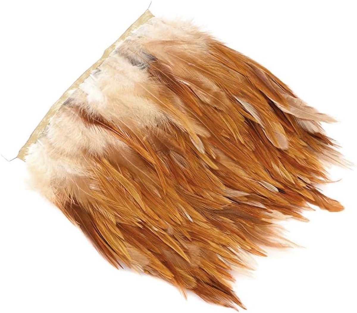 Feather fringes met satijnen lint, 10-15 cm breed, decoratieve rand voor kostuums en DIY projecten, naaibenodigdheden en kledingaccessoires