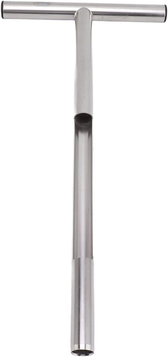 Allecto Plus - Bodemstaalboor van 304 RVS T-handvat voor bodemtesten en plantverzorging in tuin, landbouw en gazon - Lengte 21 inch.