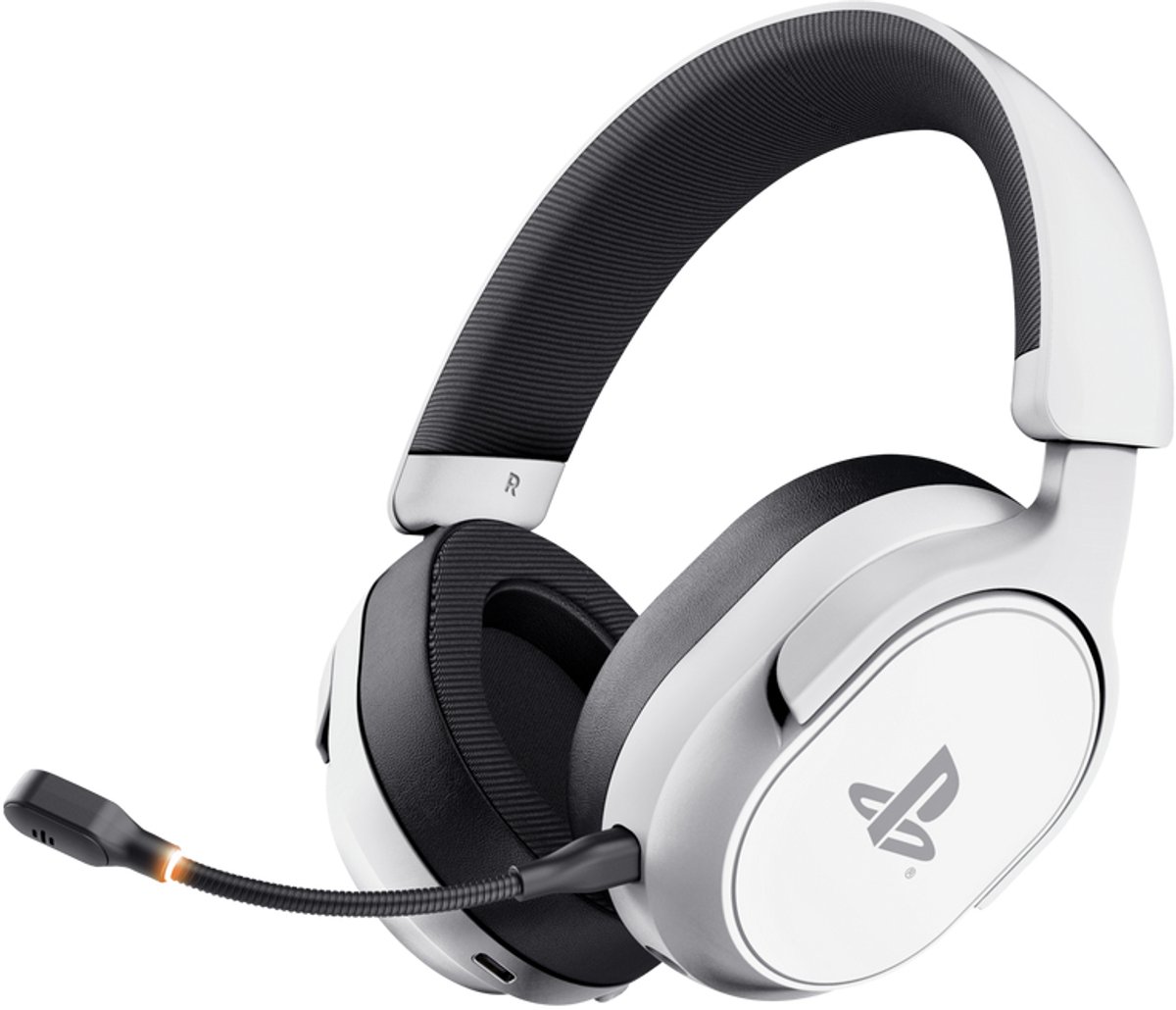 Trust GXT 499W Forta - Draadloze Gaming Headset - Official Licensed voor PS5 - werkt op PS4/PS5 - Batterijduur tot 55 uur - met USB-ontvanger - Wit thumbnail 2