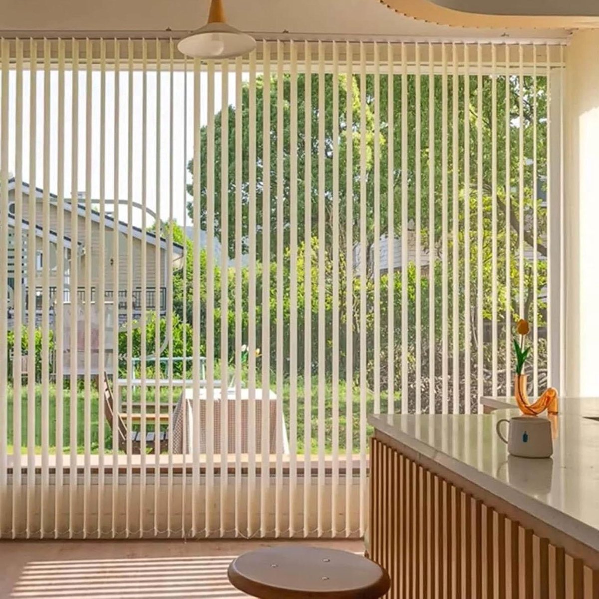 Verticale Lamellen Jaloezieën - Decoratieve Raambekleding - Licht en Privacy Regelen - Ver