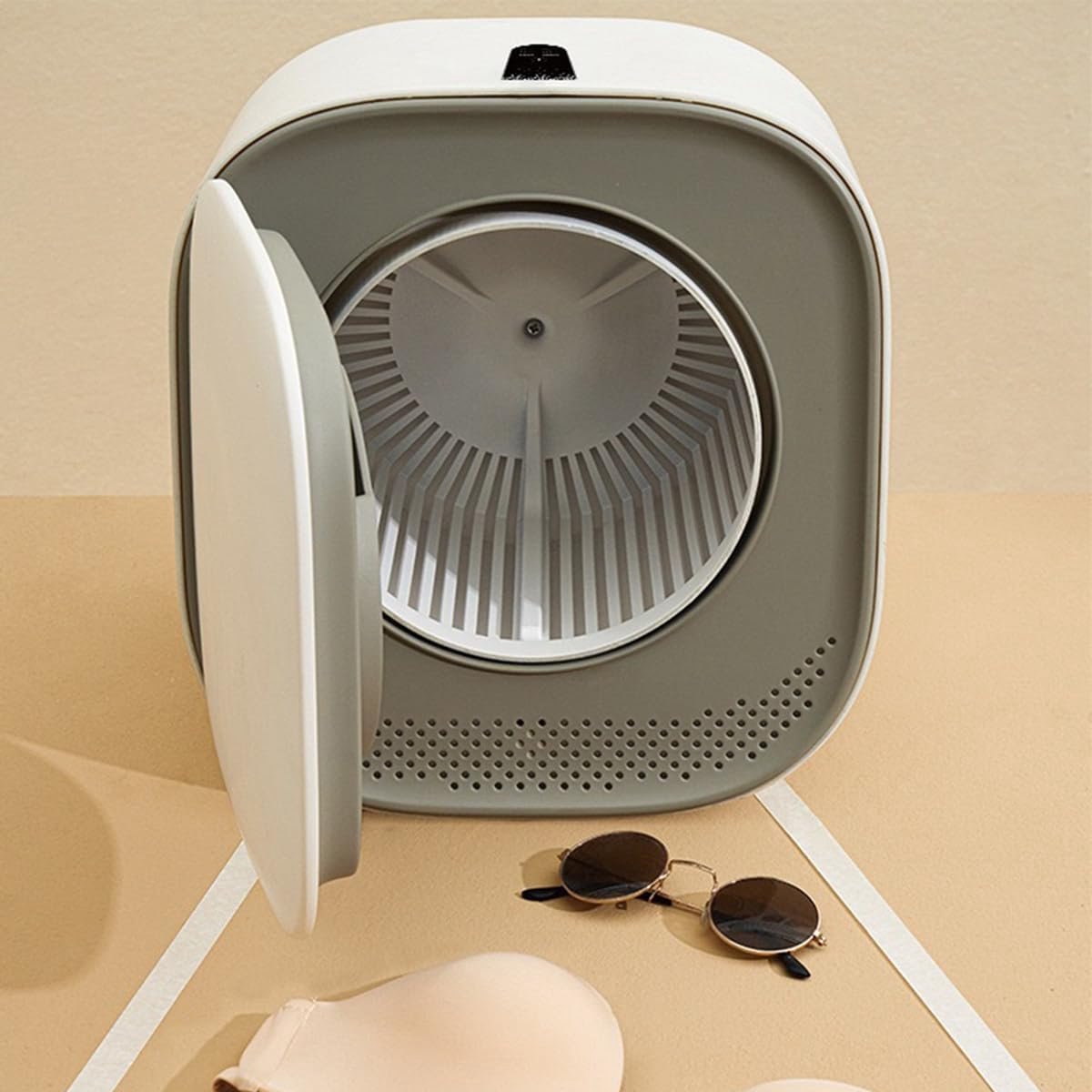 Mini Wasdroger Compacte Droger Snel Kleding Drogen Energiezuinig 150W 26cm Hoog Wit