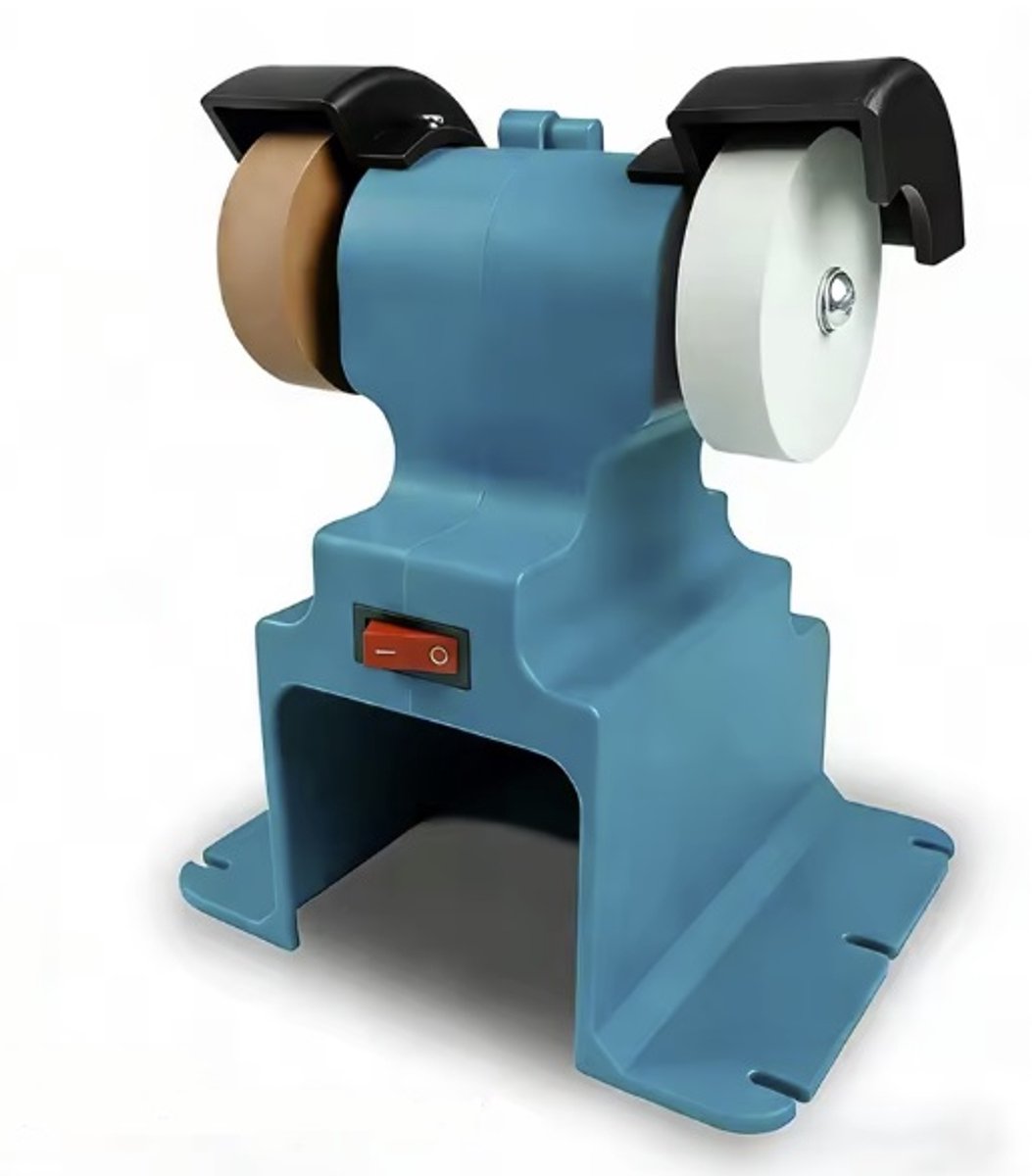 SLIJPMACHINE MET TWEE STENEN - GESCHIKT VOOR MAKITA ACCU'S
