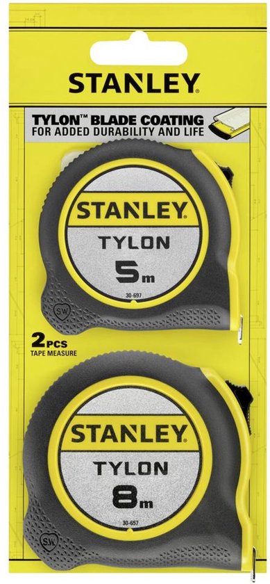 STANLEY Promopack rolmaat Tylon 8m + 5m [24] - STHT0-74260