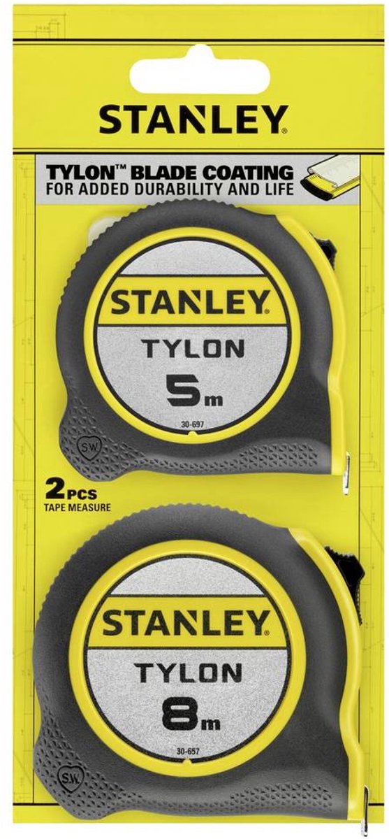 Promopack rolmaat Tylon 8m + 5m [24] - STHT0-74260 van STANLEY — cadeau in Tuin & Klussen - foto 3