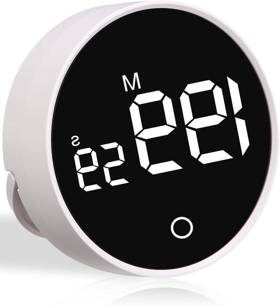 Digitale Timer - Keukenwekker LED - Koken en Bakken - Instelbaar Volume - 10x10x10 mm - Wit