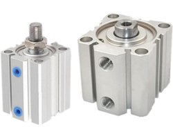 Luchtcilinder - Compacte cilinder - Automatisering toepassen - Dubbelwerkend - 25mm boring - Metaal