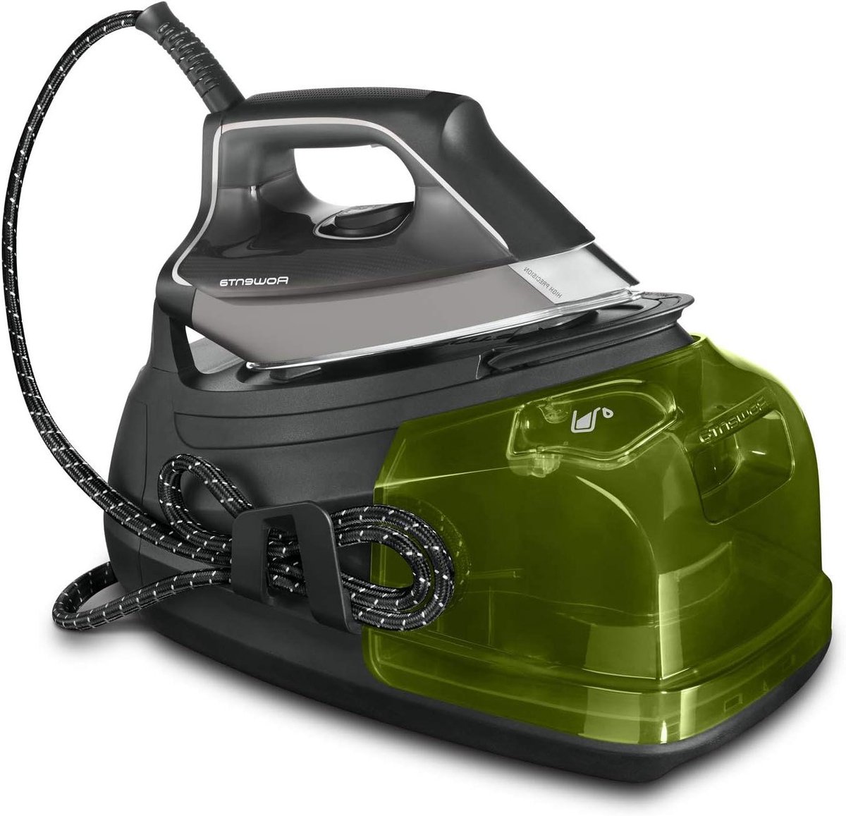 Stoomgenerator Strijkijzer - Krachtig Stoomstation - Kreukvrij Strijken - Hoge Druk Stoom - 11 Liter Reservoir - Zwart