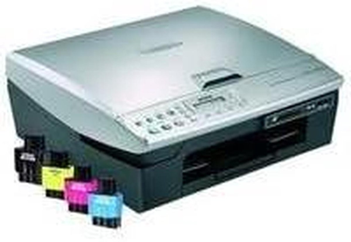 Multifunctionele Printer - Inkjet All-in-One - Thuis en Kantoor - Kleur Printen Kopiëren Scannen - A4 - Wit