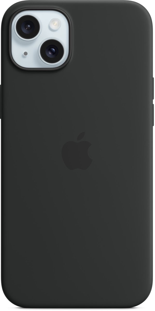 Apple Siliconenhoesje met MagSafe voor iPhone 15 Plus - Zwart