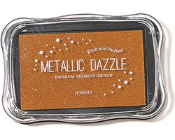 INCAUCA Metalen inktpads voor rubberen stempels, wasbare stempelinktkussen, inktpads voor stempelen, embossing Craft Ink Pad Stempels Partner DIY Kleur voor Bruiloft Kaarten Maken Scrapbook Hout