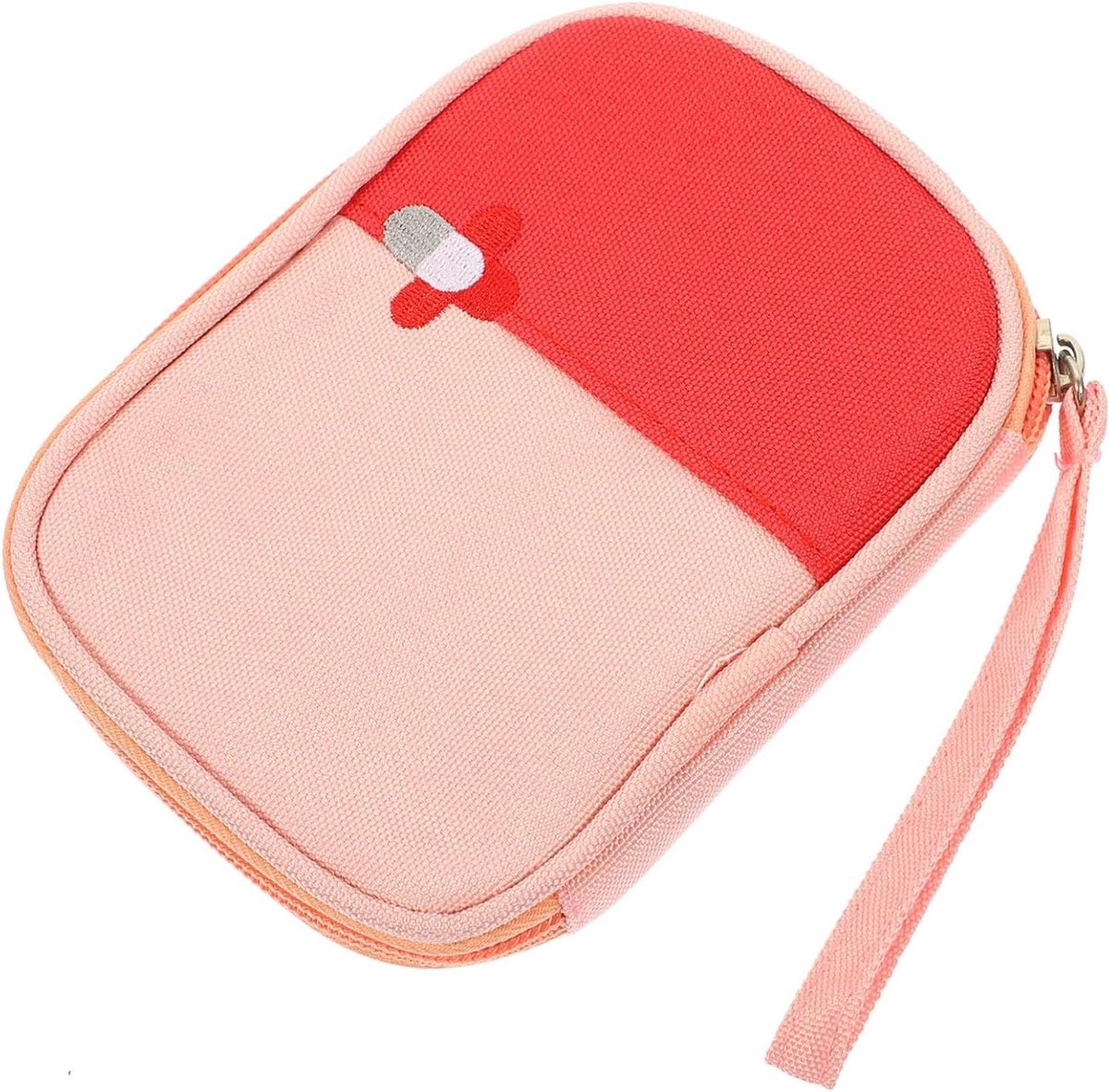 EHBO Tas - Opbergtas Organizer - Noodgevallen Voorbereiden - Slijtvast Oxford Materiaal - 3 Stuks 14 cm - Roze