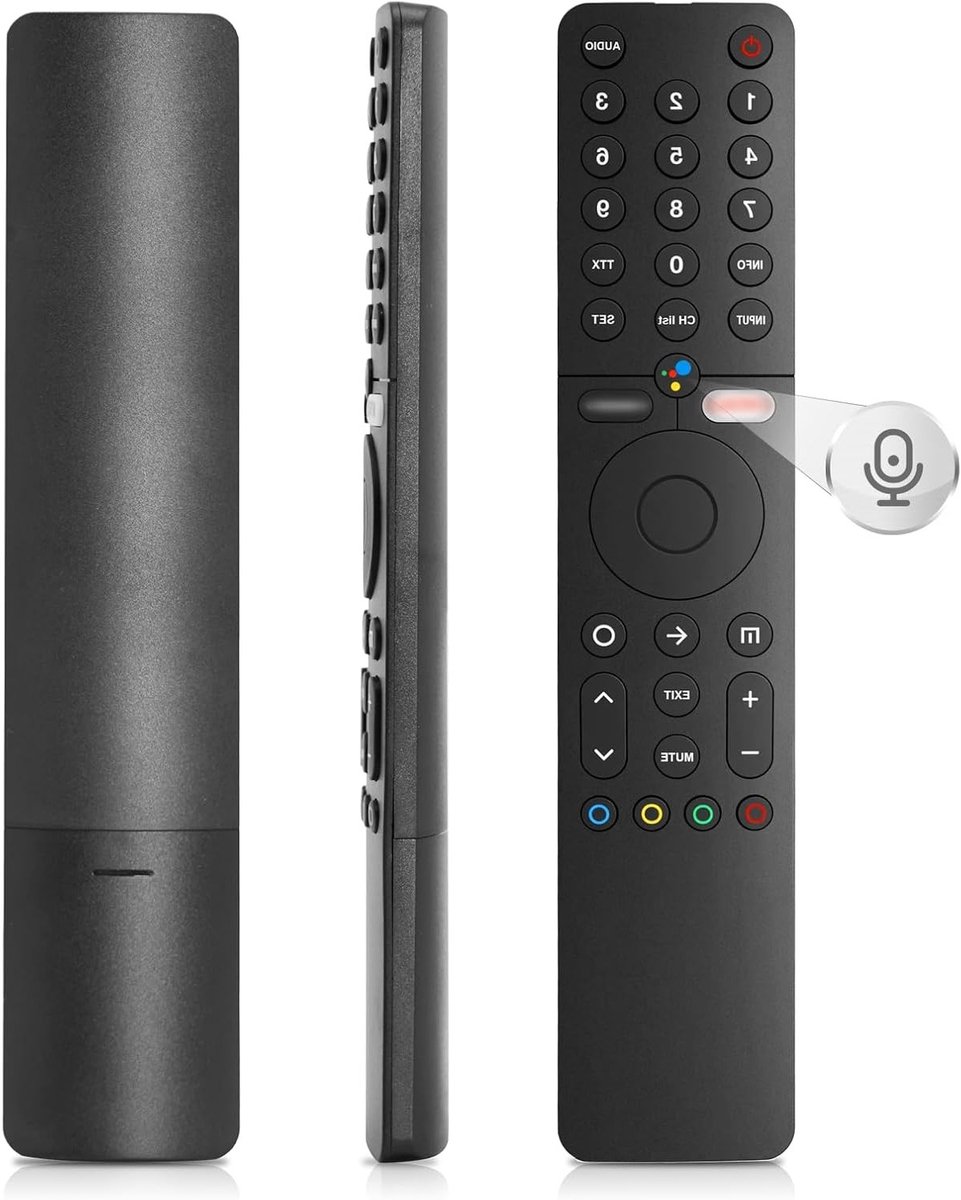 Vervangende Afstandsbediening voor Smart TV met Bluetooth, Spraakbesturing en Warmteknoppen, Geschikt voor Diverse Modellen