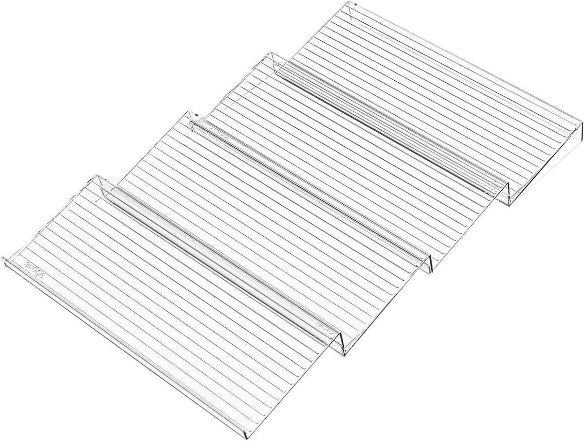 Kruidenrek Lade - Organizer Set - Keuken Ordenen - Trapvormig Ontwerp - 4 Delig - Transparant