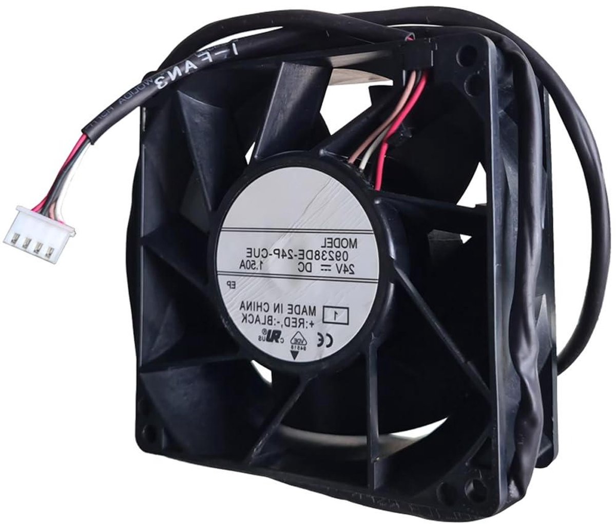 Koelventilator - Industriële Ventilator - Apparatuur Koelen - Hoge Luchtdruk - 9CM - Zwart