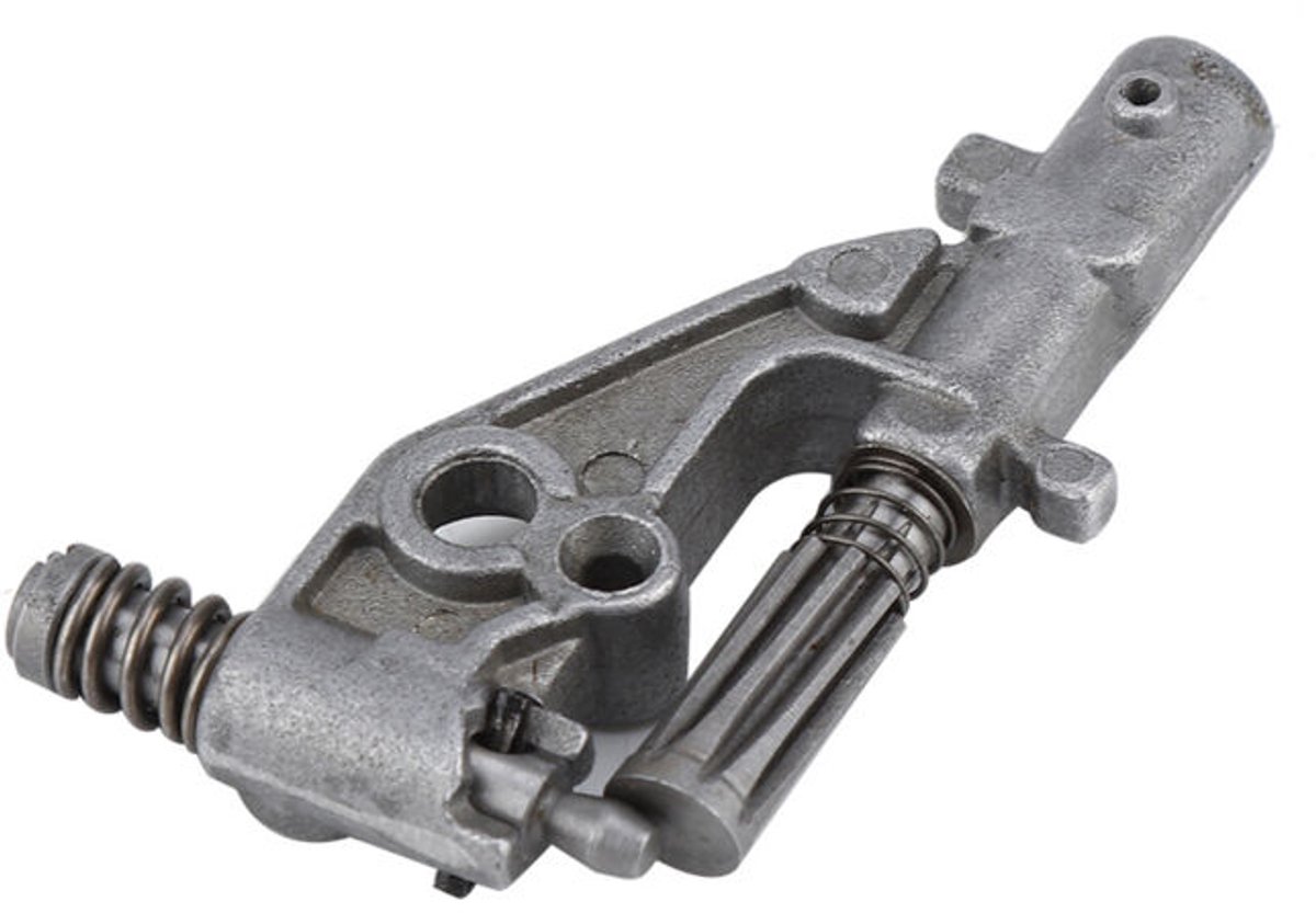 Oliepomp Kettingzaag - Tuinaccessoire - Onderhoud Gereedschap - Veilig en Nuttig - 6 x 4 x 1 cm - Zilver