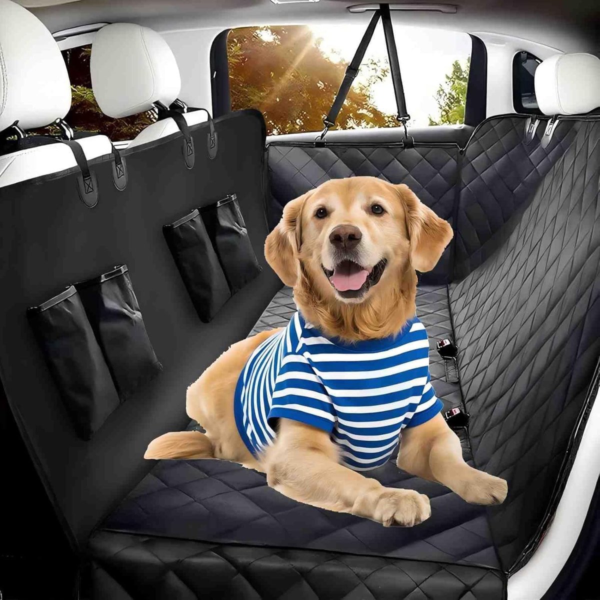 Hondenkleed Auto - Beschermhoes Achterbank - Veilig Reizen - Waterdicht & Krasbestendig - Groot Formaat - Normaal