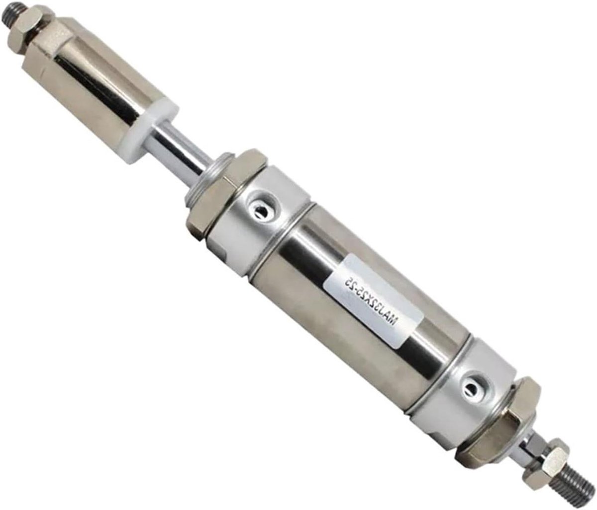 Perslucht Cilinder - Dubbelwerkend Gereedschap - Industriële Automatisering - Verstelbare Slag - 16mm Boring - Aluminium