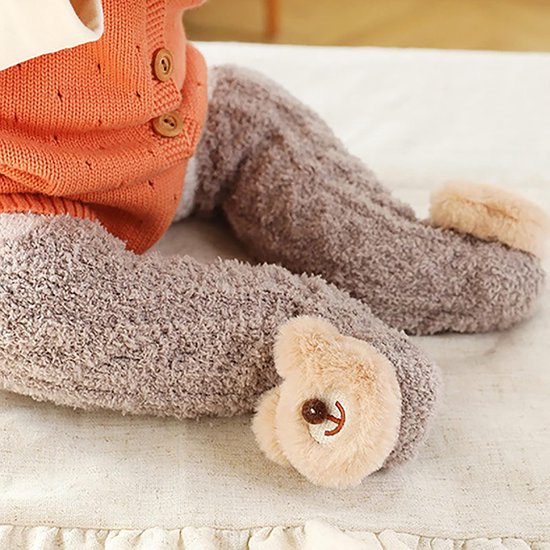 Babysokken - Winter sokken - Dagelijks comfort - Dikke coral fleece - 28 cm - Multi-color — afbeelding 3