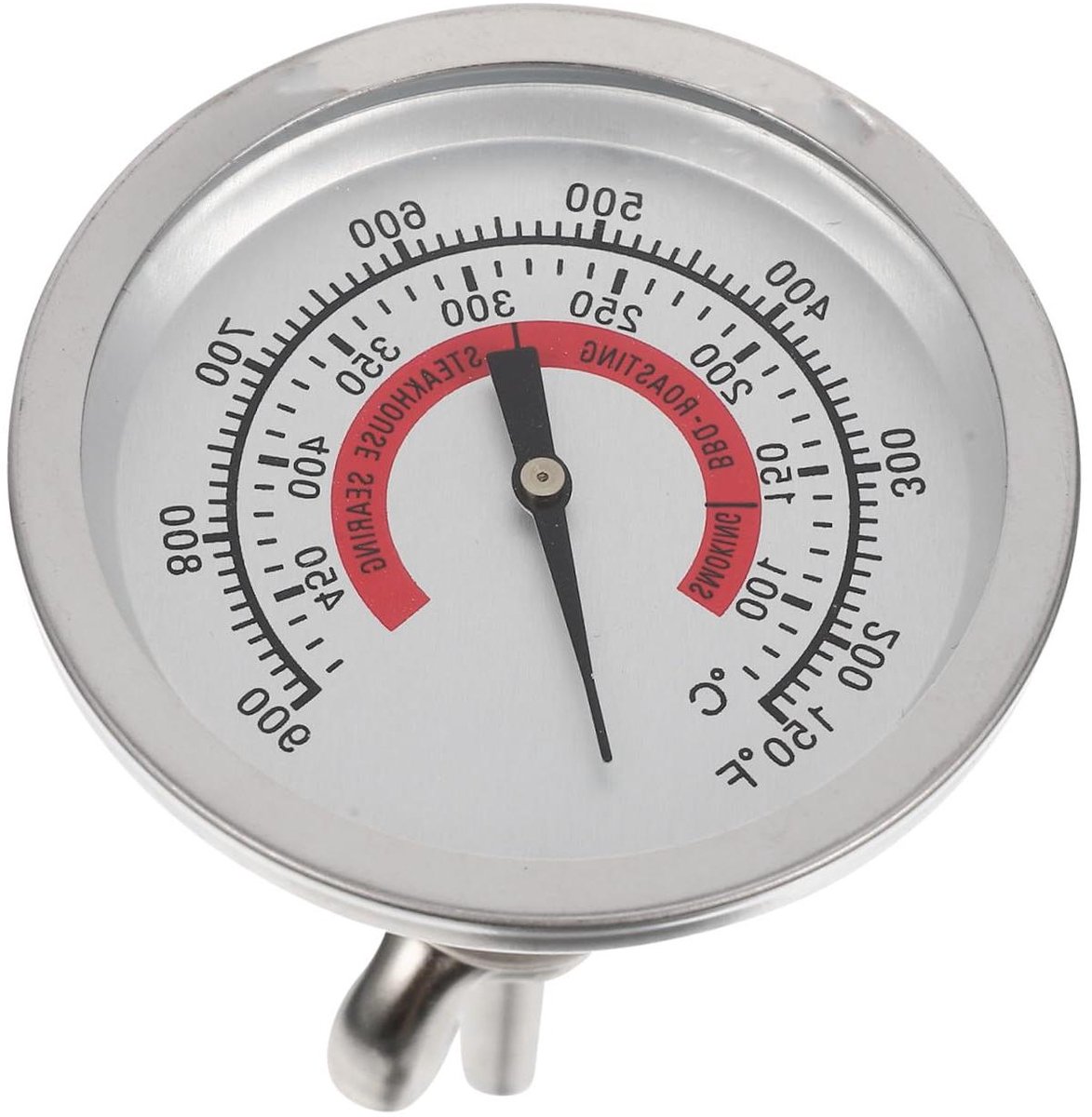 Keuken Temperatuurmeter - Oven Thermometer - Barbecue Meten - Hoge Precisie - 8.5 cm - Wit