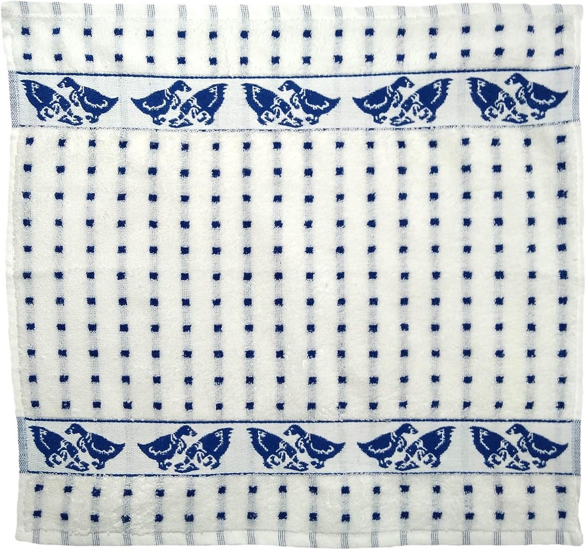 Terry Kitchen Towel 50x50 cm Grey with Tie, Soft Absorbent Kitchen Cloth