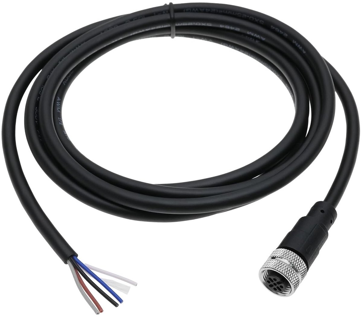 ONF3 - 5 Pin M12 Sensor Connector - Waterdichte Elektrische Kabel - 2 m - Vrouwelijke naar Vrouwelijke - Voor Industriële Automatisering - Nylon/PA