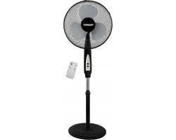 Krachtige Staande Ventilator met Afstandsbediening - Hoogte Verstelbaar & Oscillerend - Ideaal voor Woonkamer en Slaapkamer