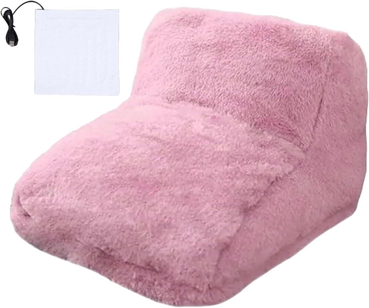 Voetverwarmer - Verwarmend kussen - Voeten opwarmen - Instelbare warmte - 33 x 26 cm - Grijs
