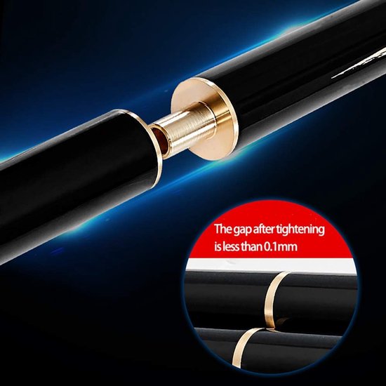Biljartkeu - Snooker Keu - Spel Verbeteren - Handgemaakt Essenhout - 145 cm 9mm - Natuurlijk — afbeelding 4