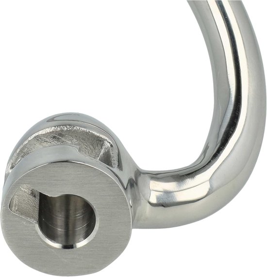 Kneedhaak Keukenmachine - Roerhaak Deeg - Zwaar Deeg Kneden - Antiaanbaklaag - 18 x 6 cm - Zilver — afbeelding 2
