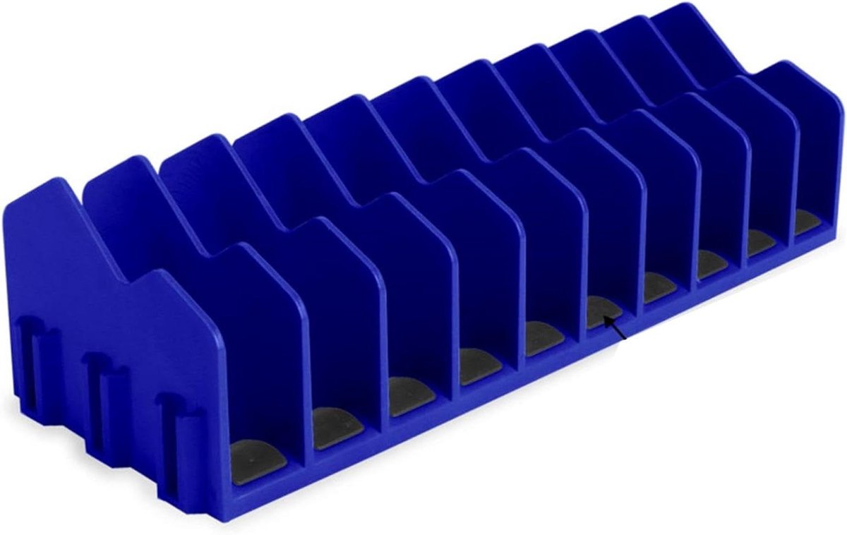 Gereedschap Organizer - Opberger - Werkplaats Netjes - Verstelbare Vakken - 25.5 cm - Blauw