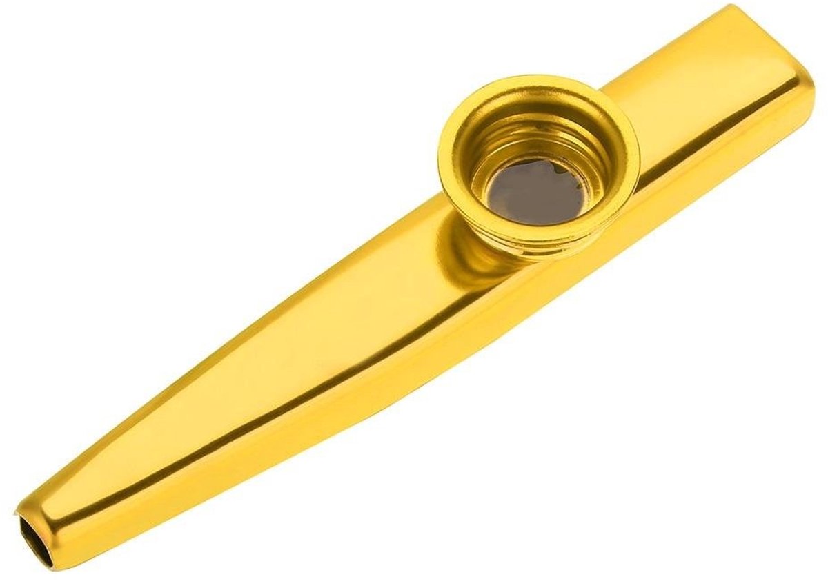 aladdien - Kinder Kazoo - Muzikaal Speelgoed - Perfect voor Feestjes - Gouden Kazoo - Geschikt voor Kinderen - Creatief Muziek maken