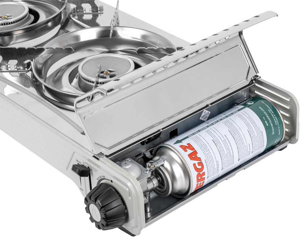 Brunner Devil Double Grill - Gas kooktoestel met grillfunctie