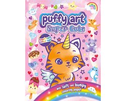 Bumpy Line Colouring Book- Puffy Art Super Cute
