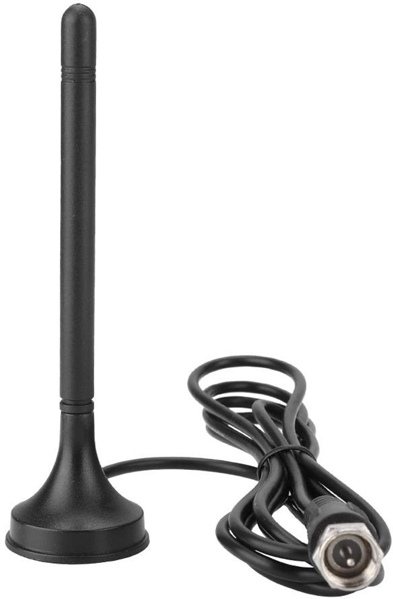 aladdien - TV Antenne - Digitale Antenne - 10 dB - Binnen en Buiten - Suction Cup Antenne - Geschikt voor TV en Radio - Standaard